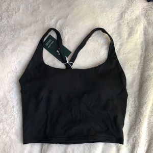 Size L Navy Blue HALARA cropped yoga tank